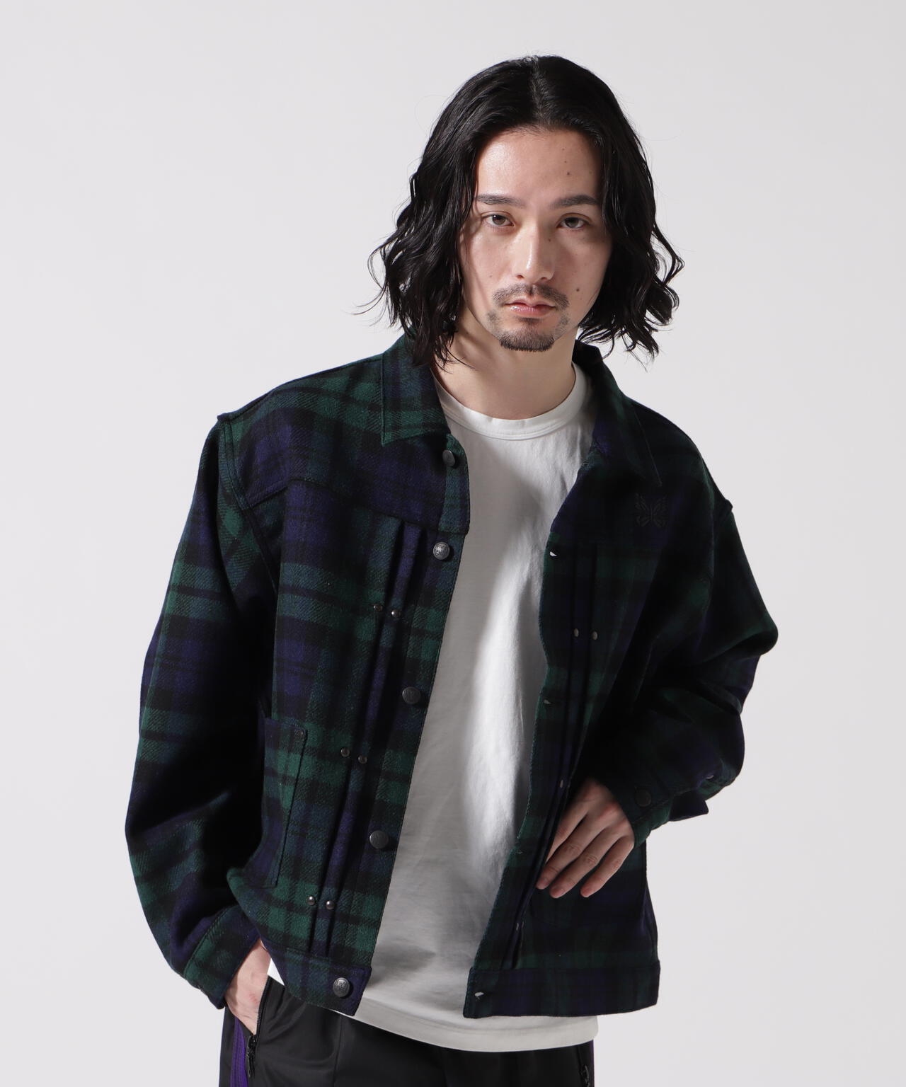 Needles/ニードルズ 別注MW Jean JK - Wool Tartan Plaid