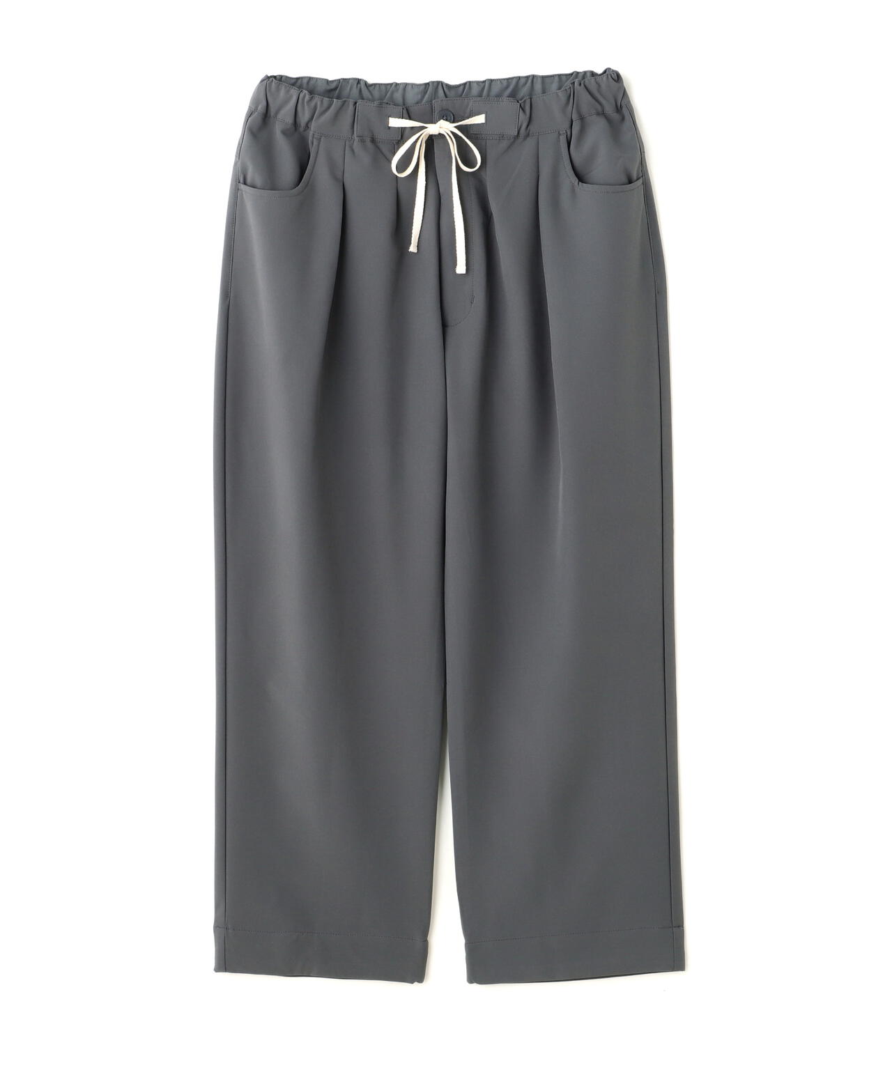 B omnivore STRETCH POLYESTER BALLOON TACK PANTS