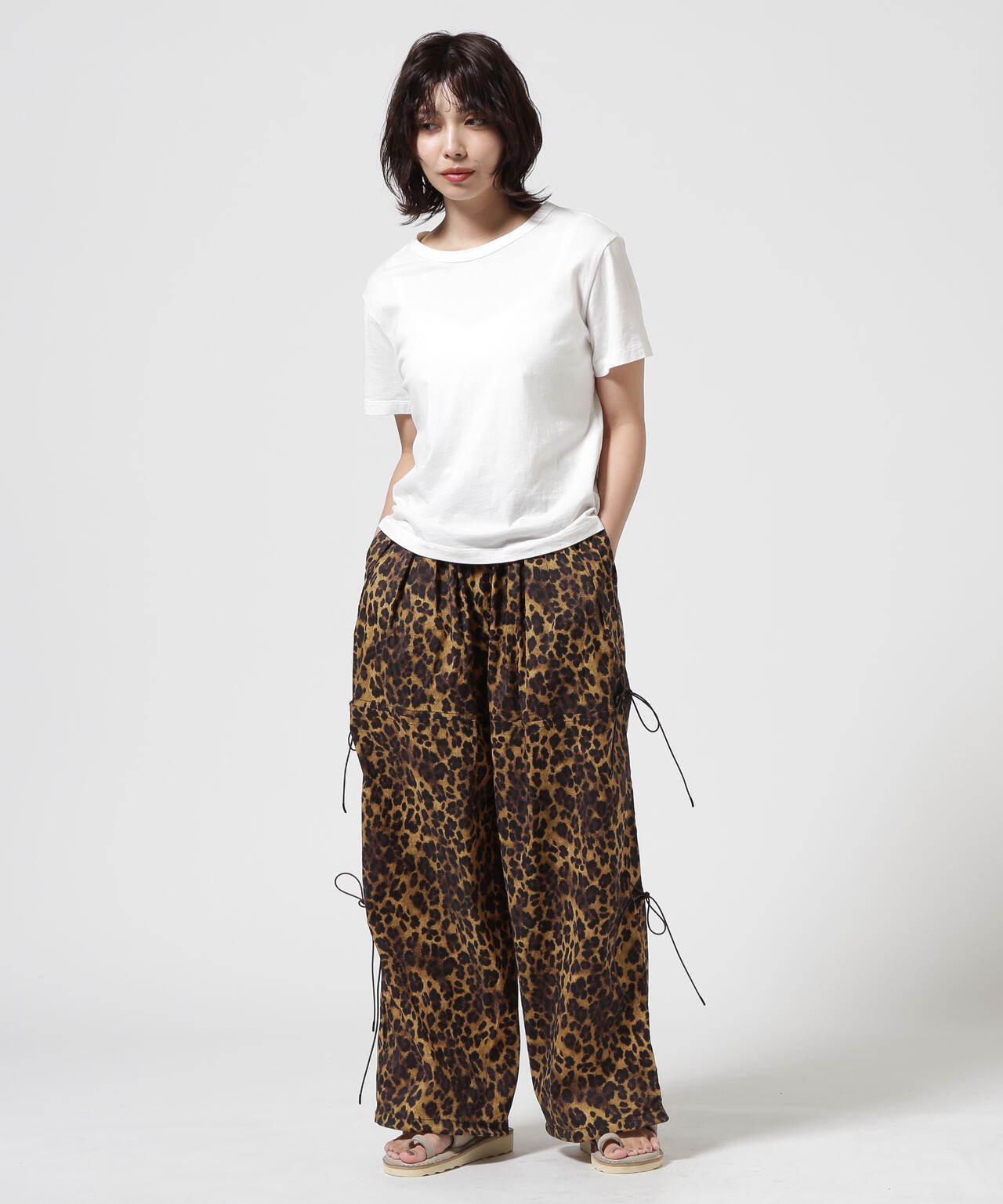 RHODOLIRION/ロドリリオン Strings Pants - Leopard