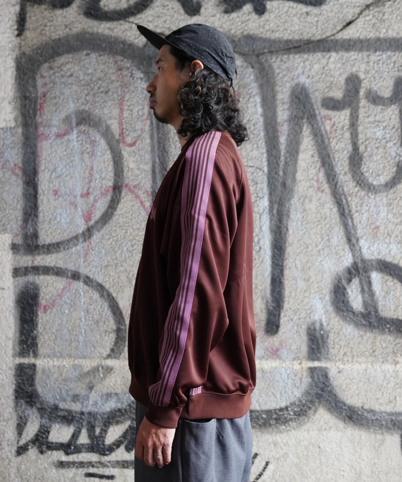 Needles/ニードルズ Track Crew Neck Shirt - Poly Smooth