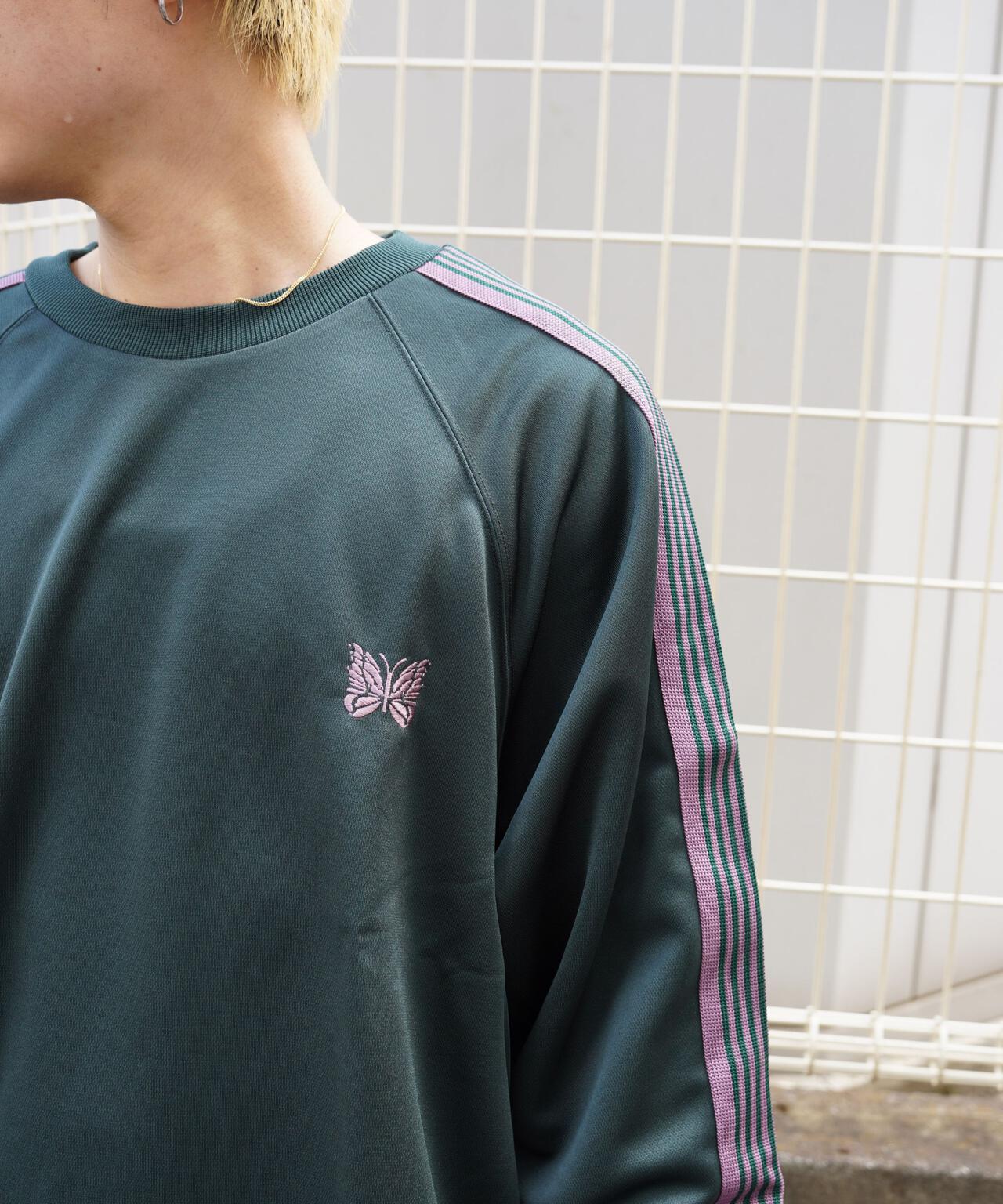 Needles/ニードルズ Track Crew Neck Shirt - Poly Smooth