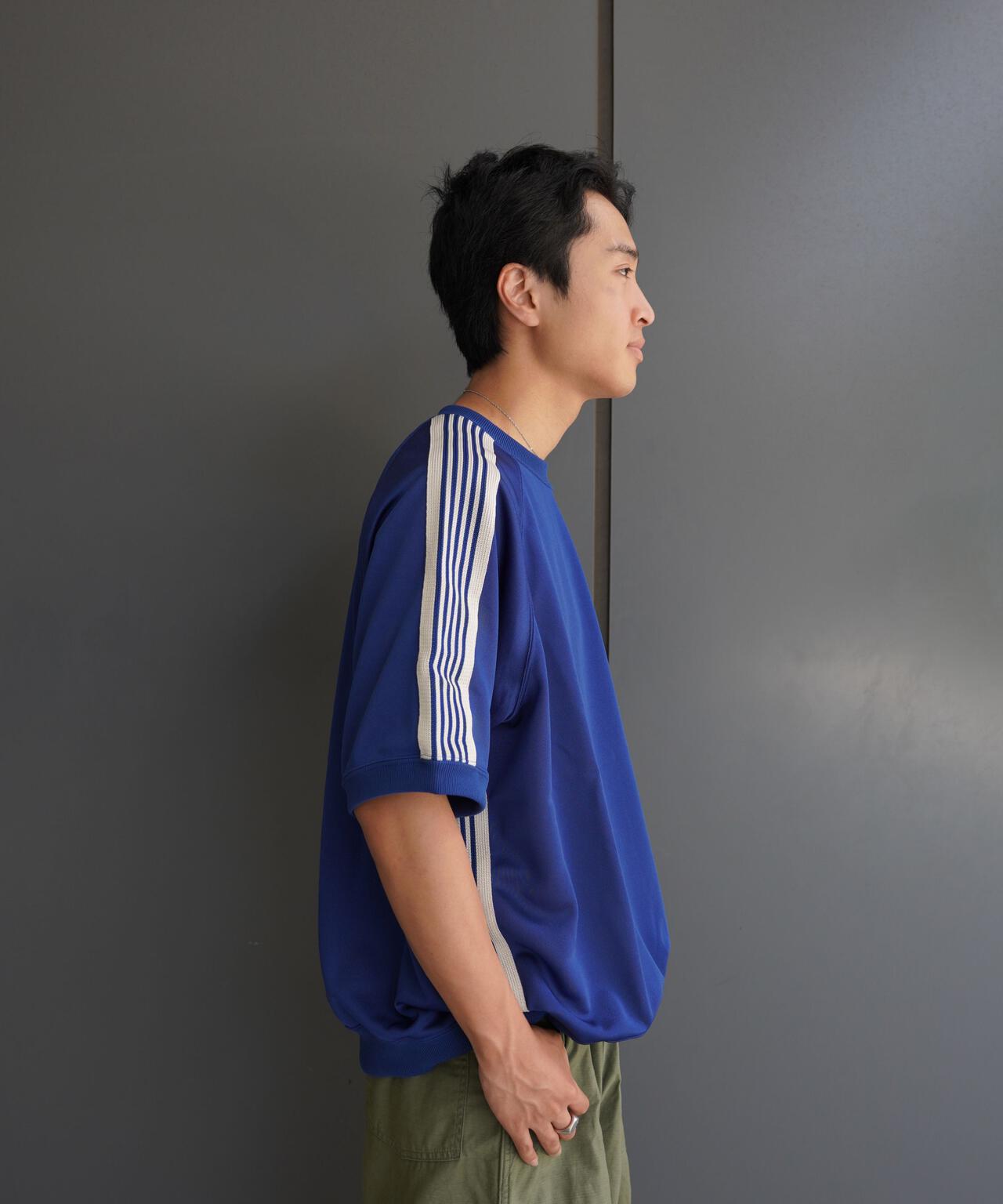 Needles/ニードルズ 別注Track S/S Crew Neck Shirt-Poly Smooth