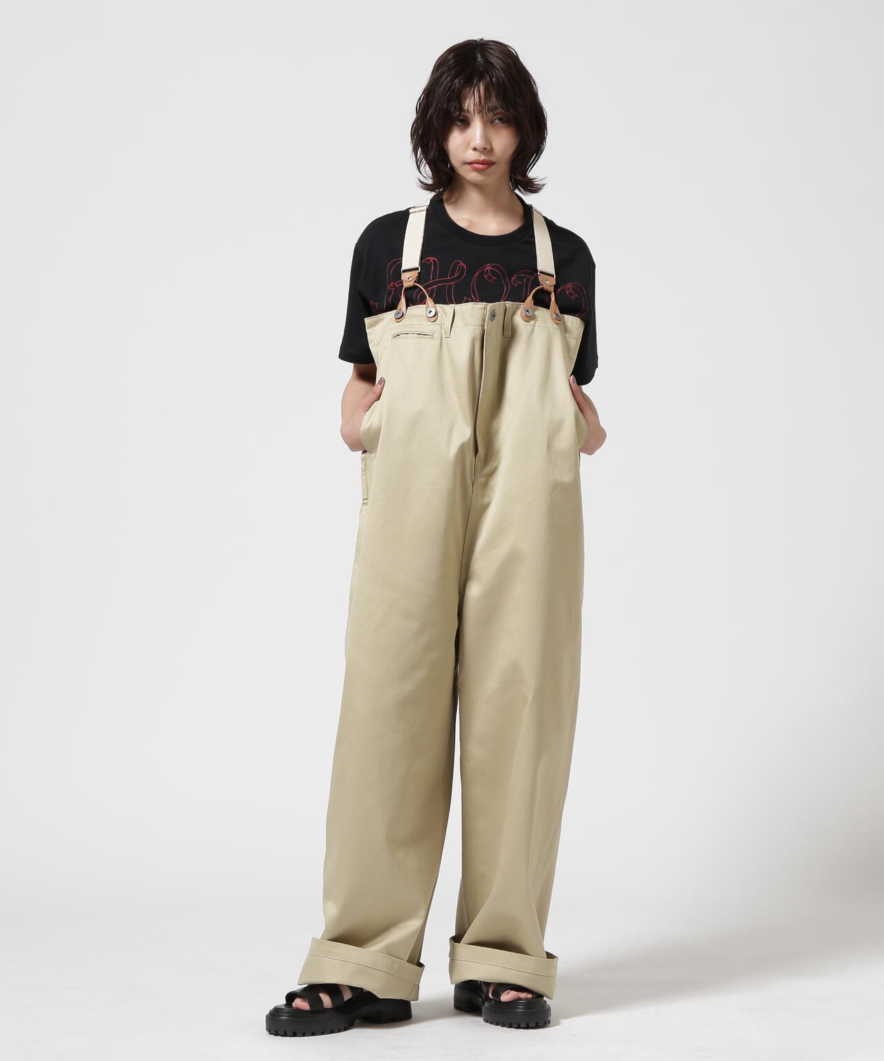 RHODOLIRION/ロドリリオン Suspender Pants - Chino Cloth