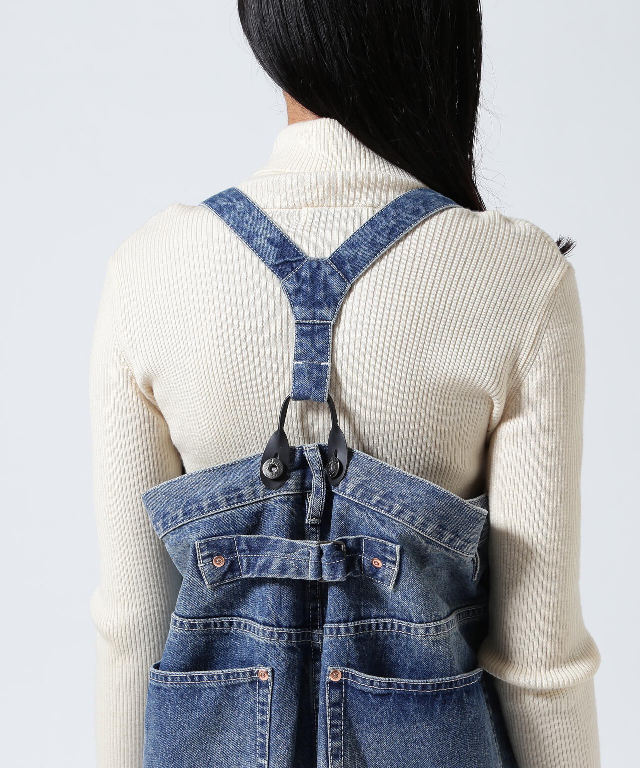 RHODOLIRION/ロドリリオン 5Pockets Suspender Pants - Denim