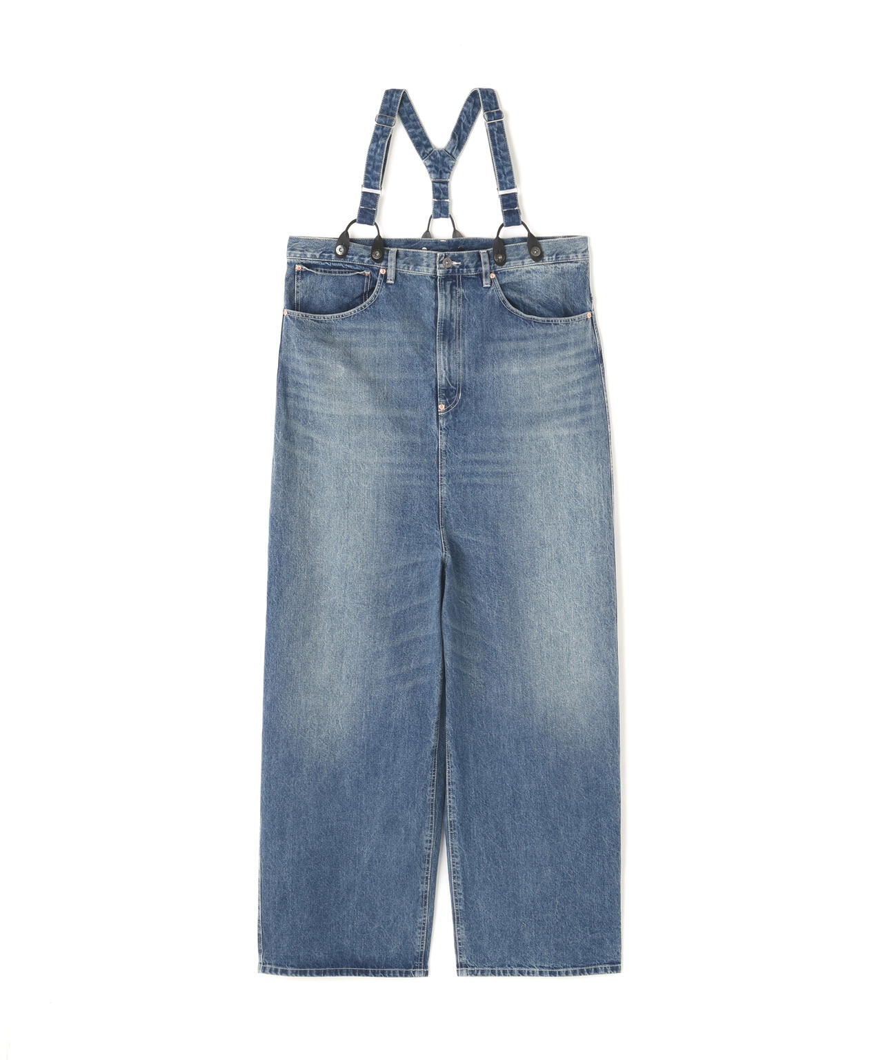 RHODOLIRION/ロドリリオン 5Pockets Suspender Pants - Denim