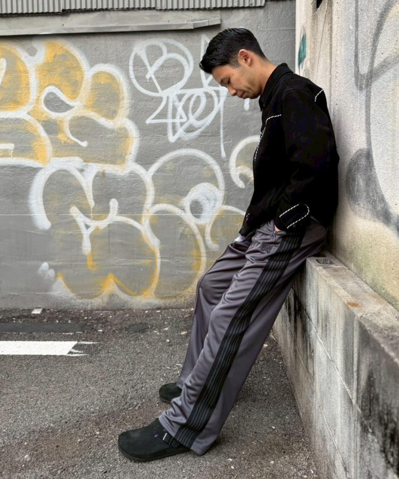 Needles/ニードルズ 別注Track Pant - Poly Smooth