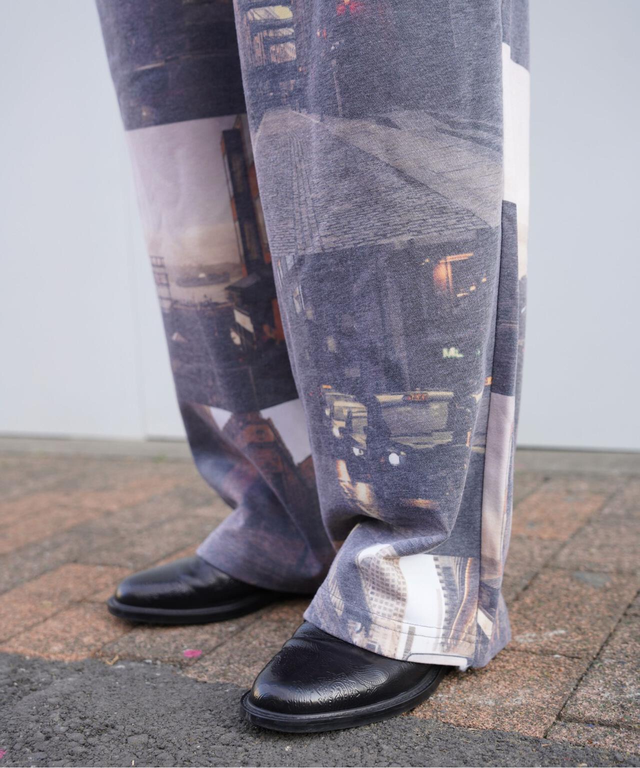 B omnivore/ビーオムニボー GRAPHIC PANTS