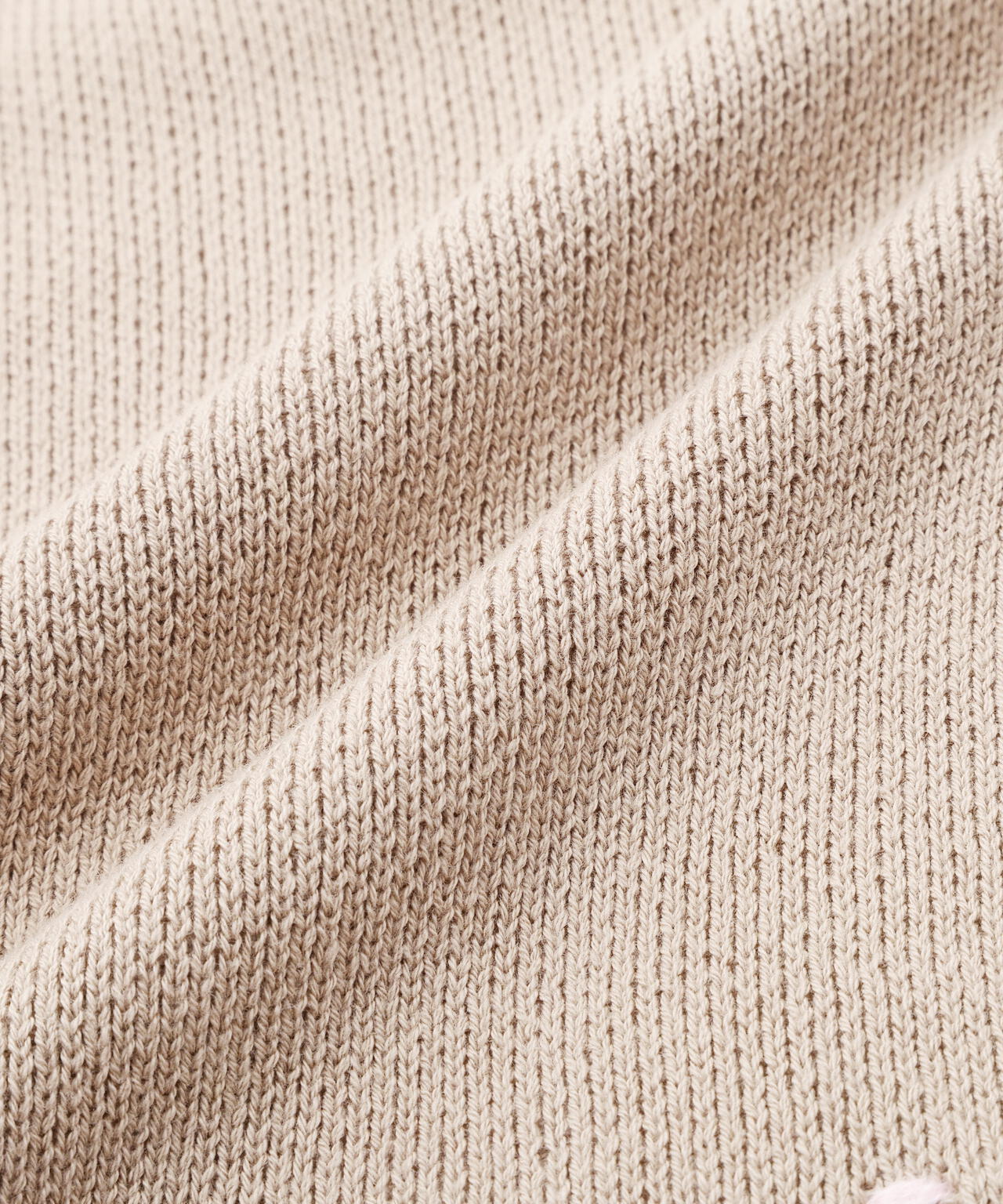 B omnivore/ビーオムニボー HAND STITCH CREWNECK KNIT ハンドステッチクルーネックニット