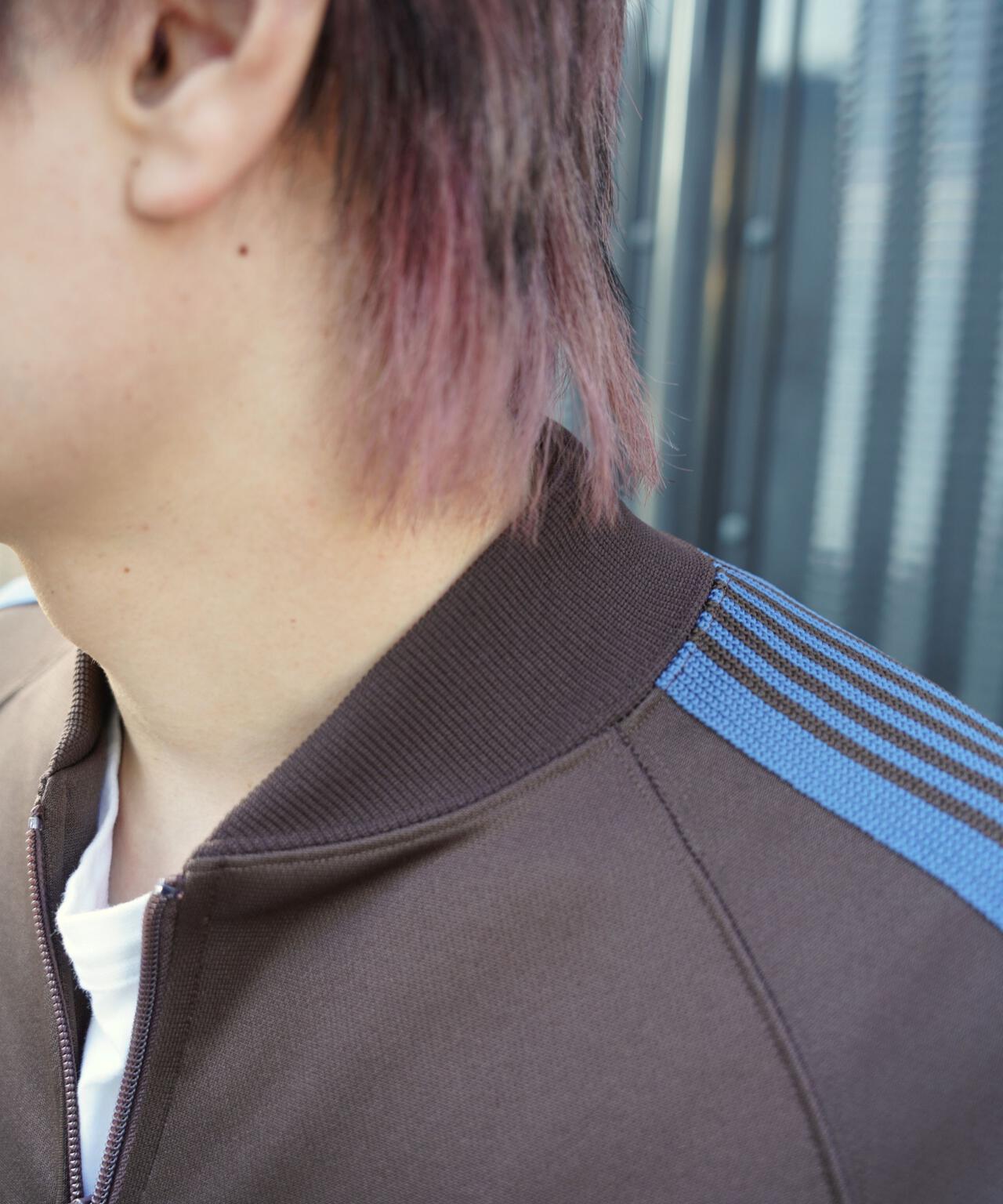 Needles/ニードルズ 別注Rib Collar Track Jacket - Poly Smooth