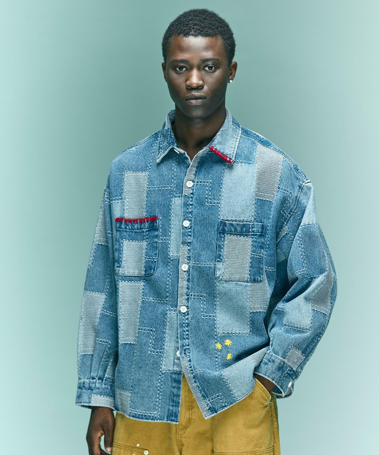 B omnivore/ビーオムニボー HANDSTITCH DENIM SHIRT 2