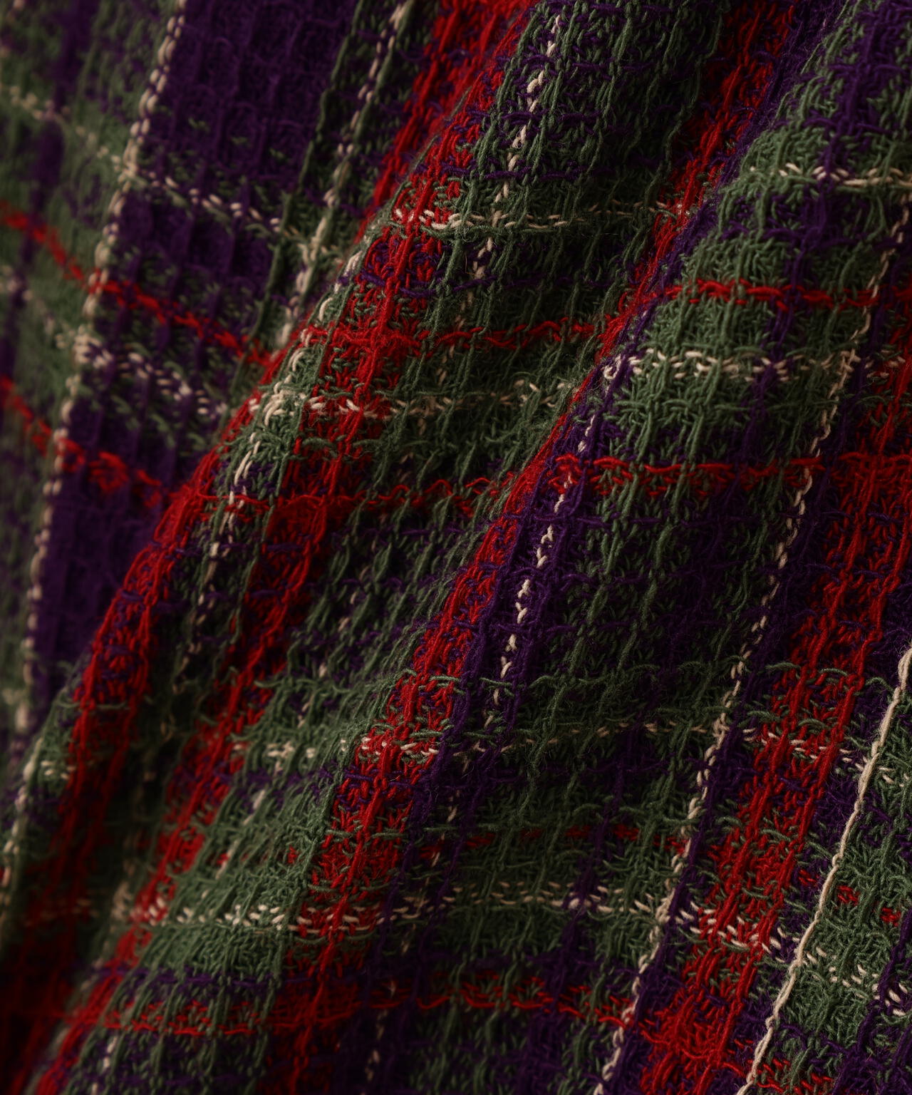 B omnivore/ビーオムニボー PLAID PATTERN SHIRT