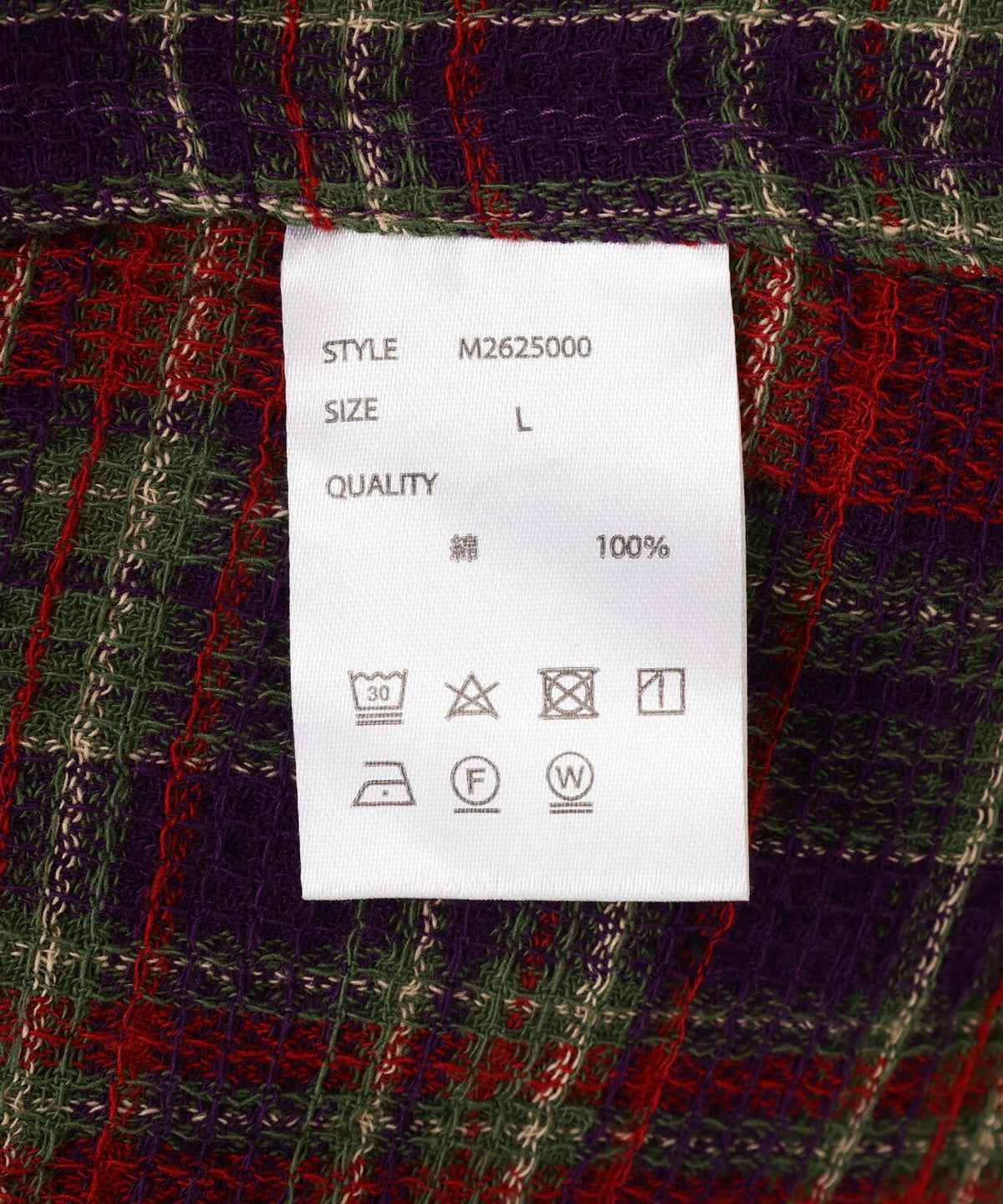 B omnivore/ビーオムニボー PLAID PATTERN SHIRT