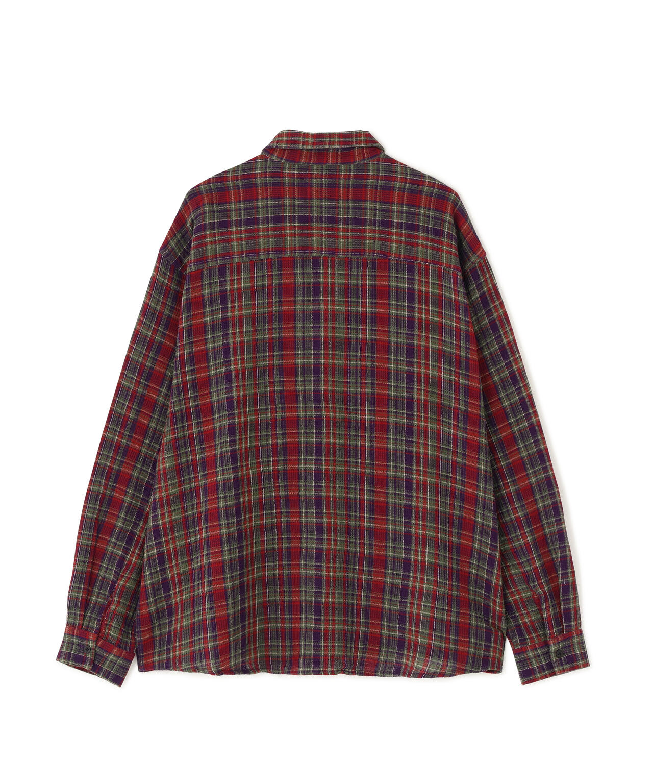 B omnivore/ビーオムニボー PLAID PATTERN SHIRT