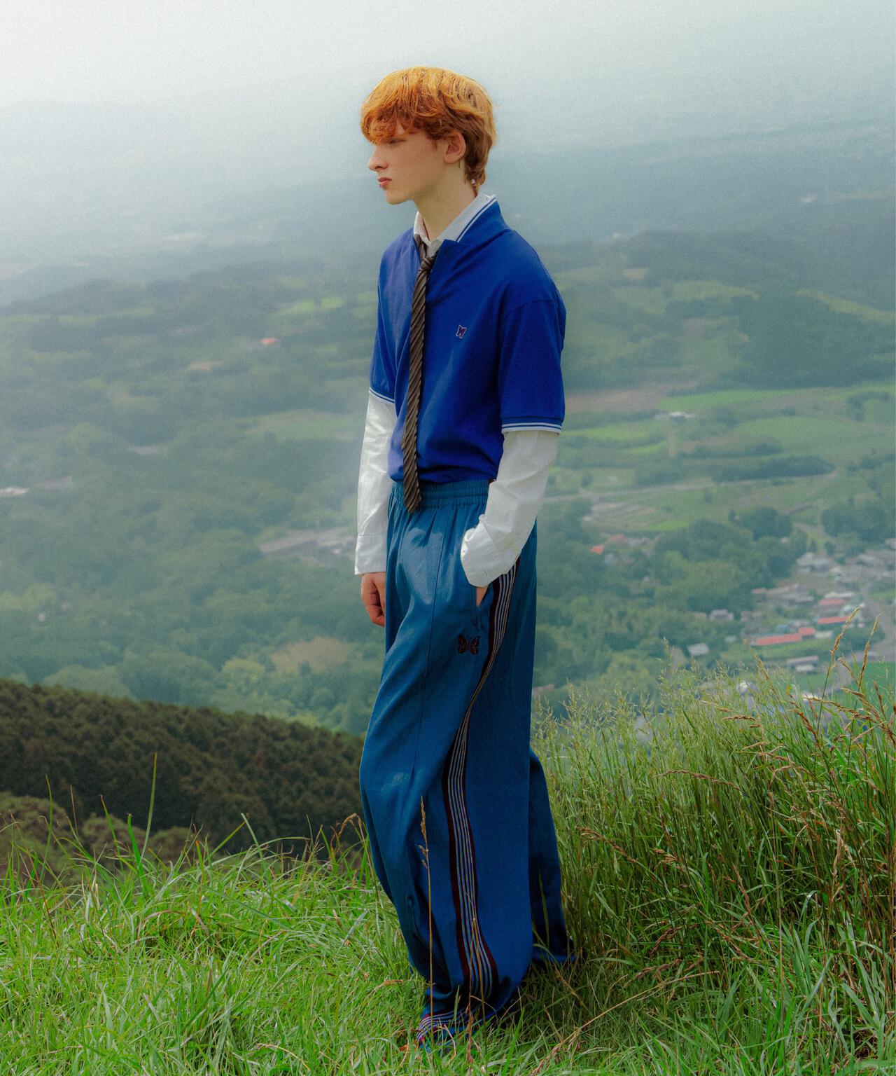 Needles/ニードルズ 別注Shawl Collar S/S Polo - Cotton Pique