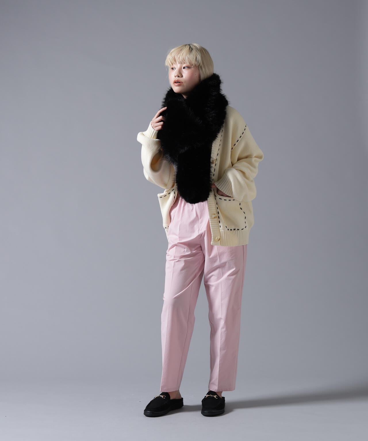 B omnivore/ビーオムニボー ECOFUR MUFFLER