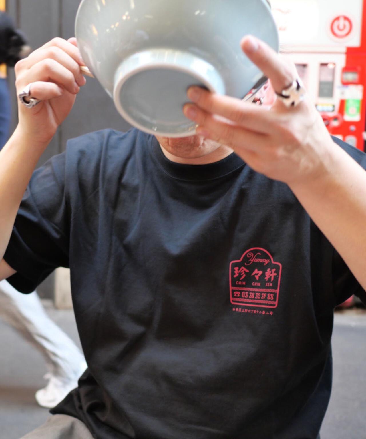 珍々軒×BEAVER BEAVER別注 珍々軒コラボTシャツ