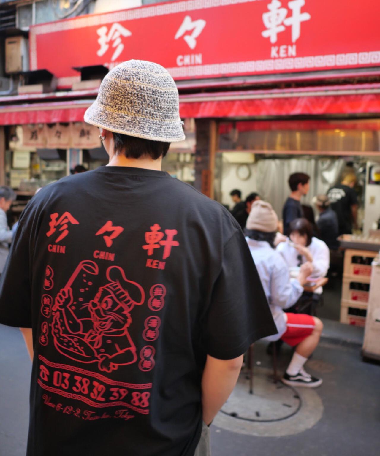 珍々軒×BEAVER BEAVER別注 珍々軒コラボTシャツ