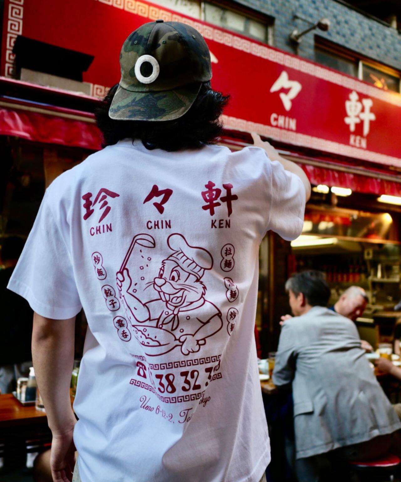 珍々軒×BEAVER BEAVER別注 珍々軒コラボTシャツ