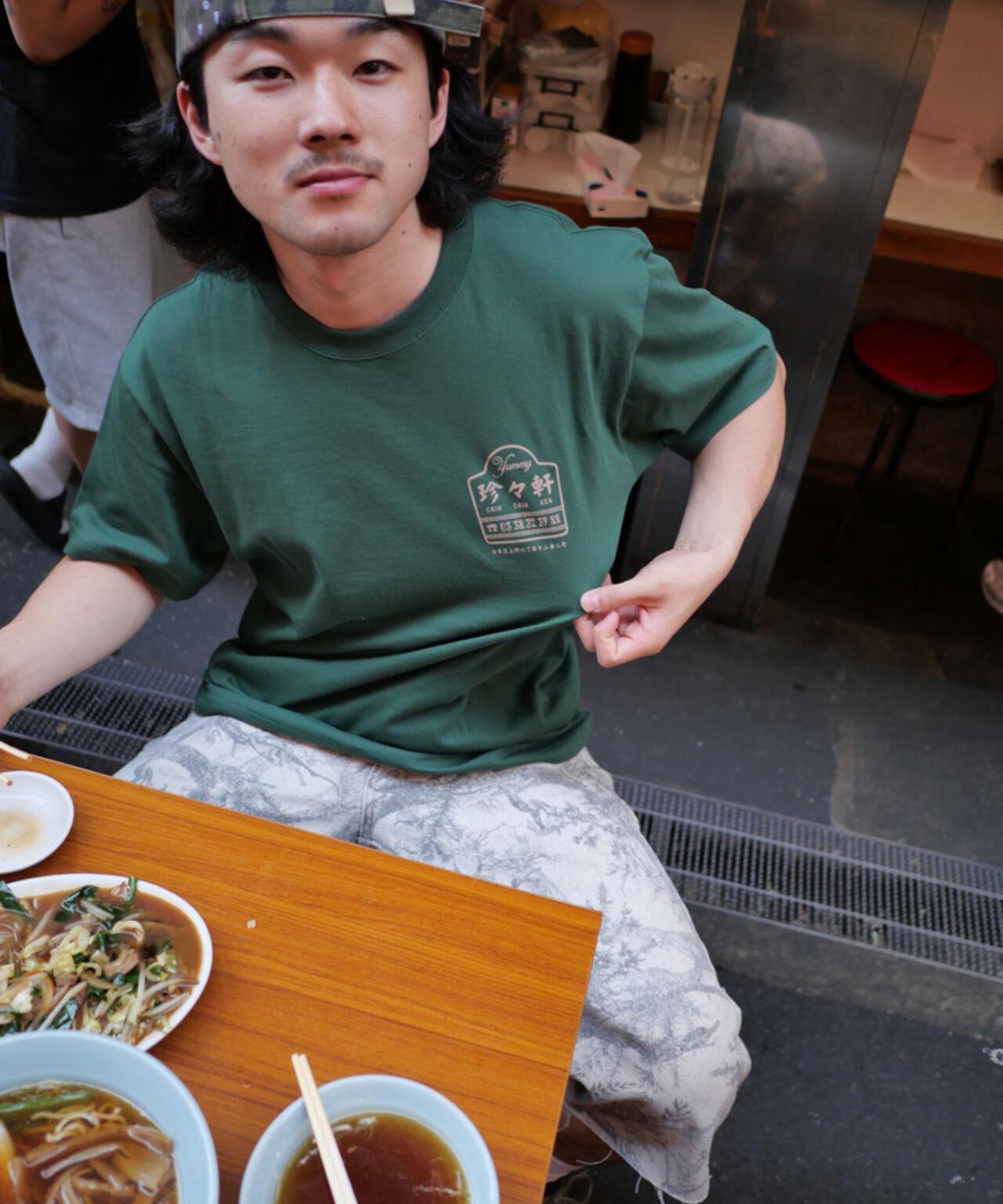 珍々軒×BEAVER BEAVER別注 珍々軒コラボTシャツ