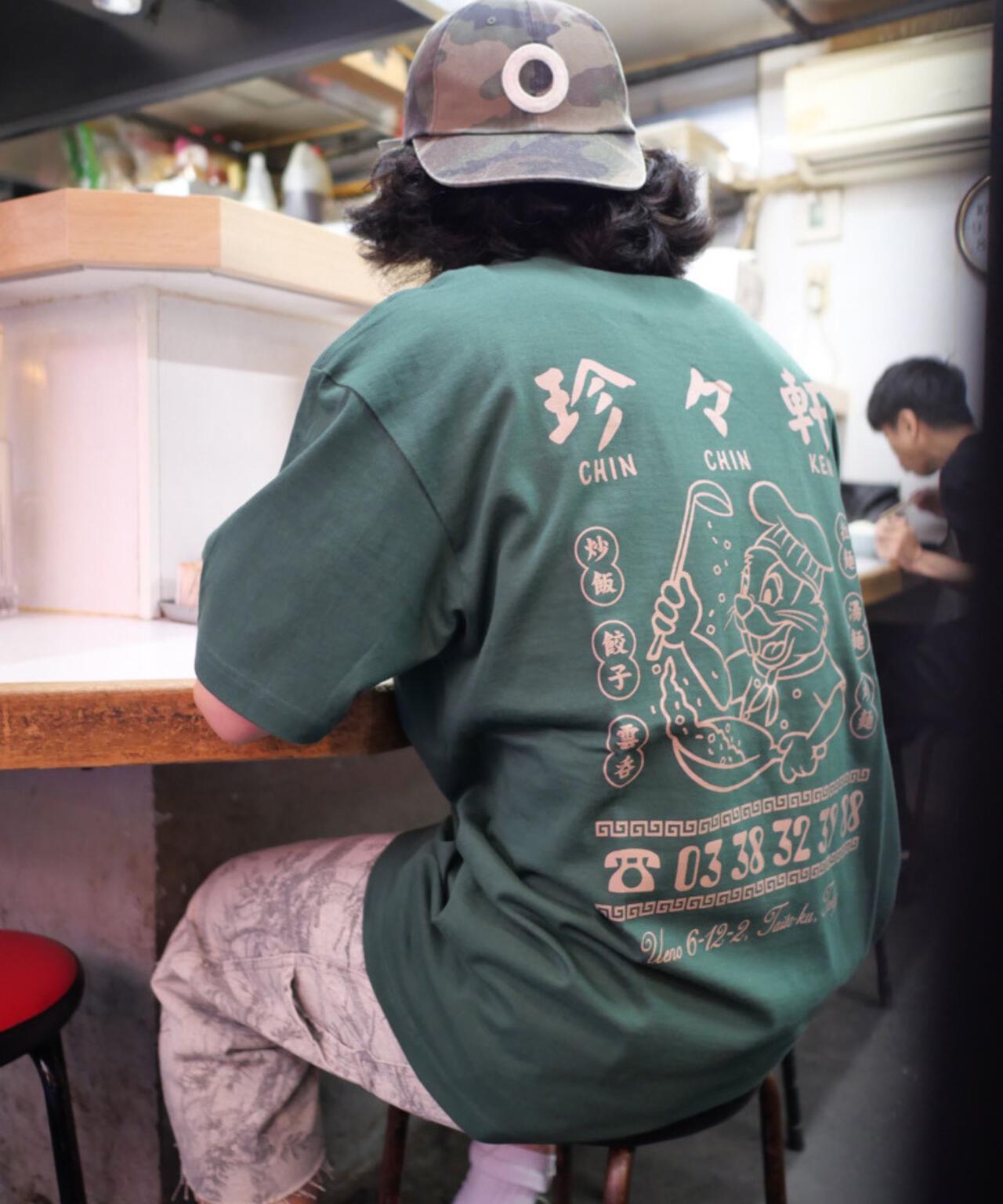 珍々軒×BEAVER BEAVER別注 珍々軒コラボTシャツ