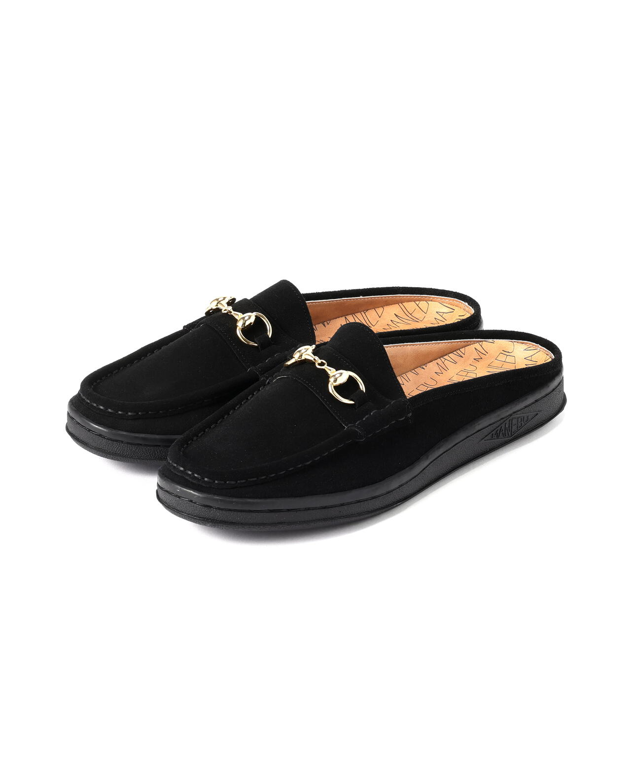 MANEBU/マネブ BITCH SLIPPER SUEDE ビットローファースリッパ スエード ユニセックス