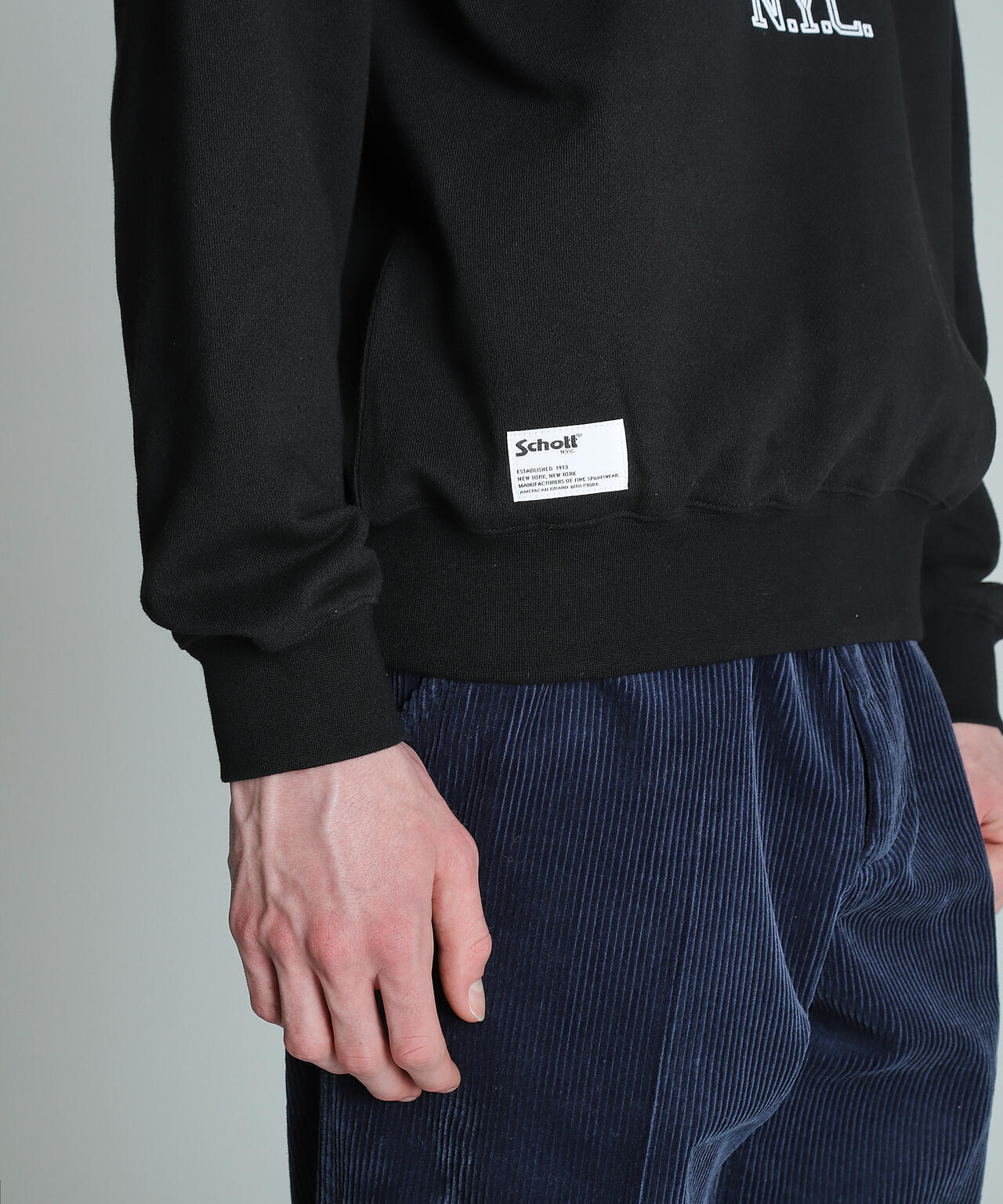 COLOR FLOCKY GOAT CREW SWEAT/カラーフロッキー ゴート クルースウェット