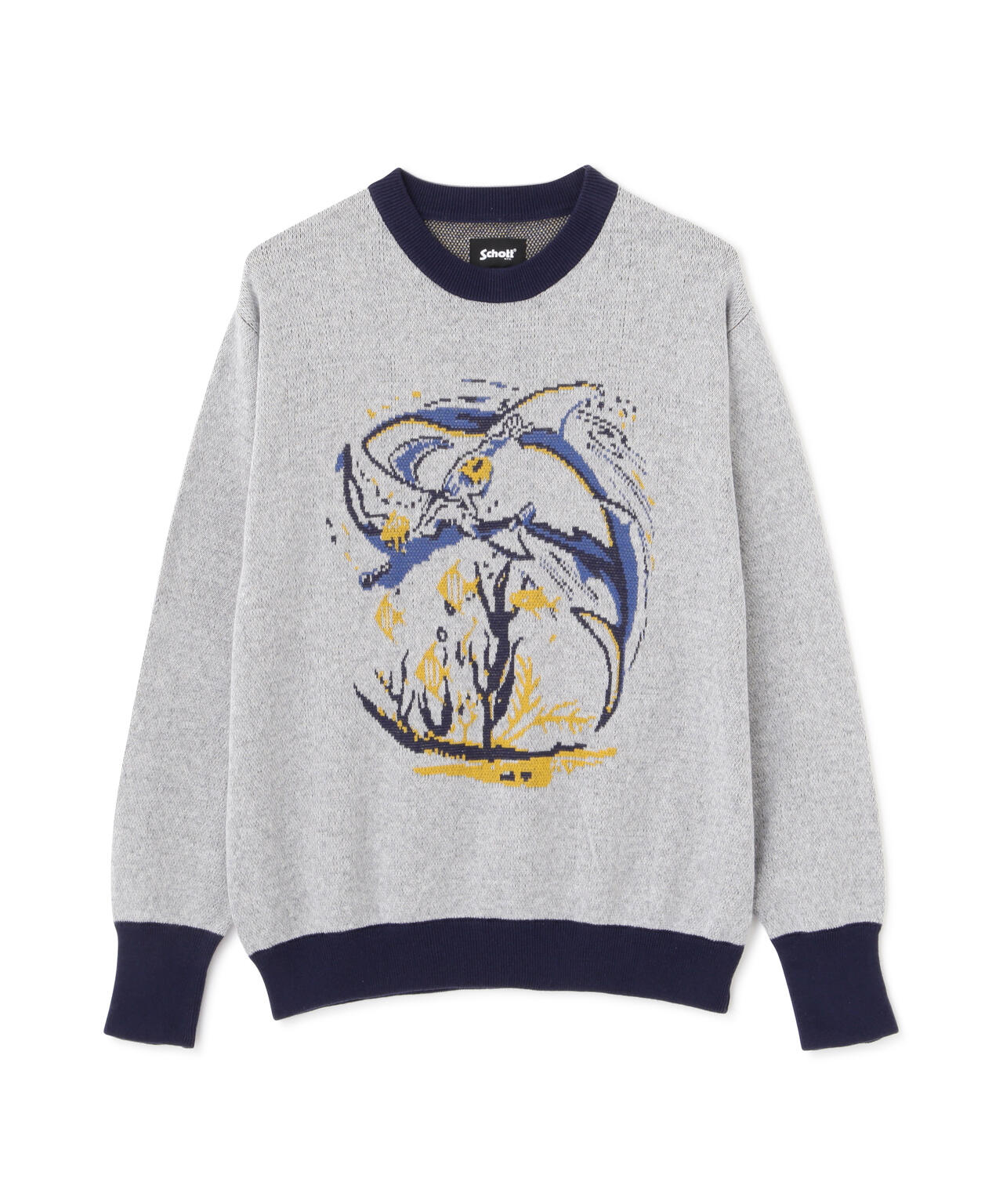 50S OVER SIZE KNIT SHARK/50's オーバーサイズニット シャーク