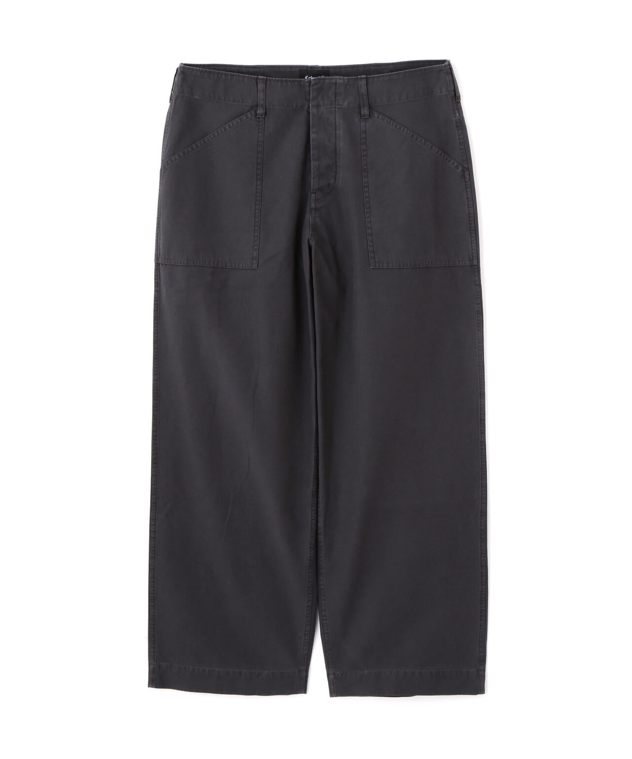 BACK SATIN BAKER TROUSERS/バックサテン ベイカーパンツ