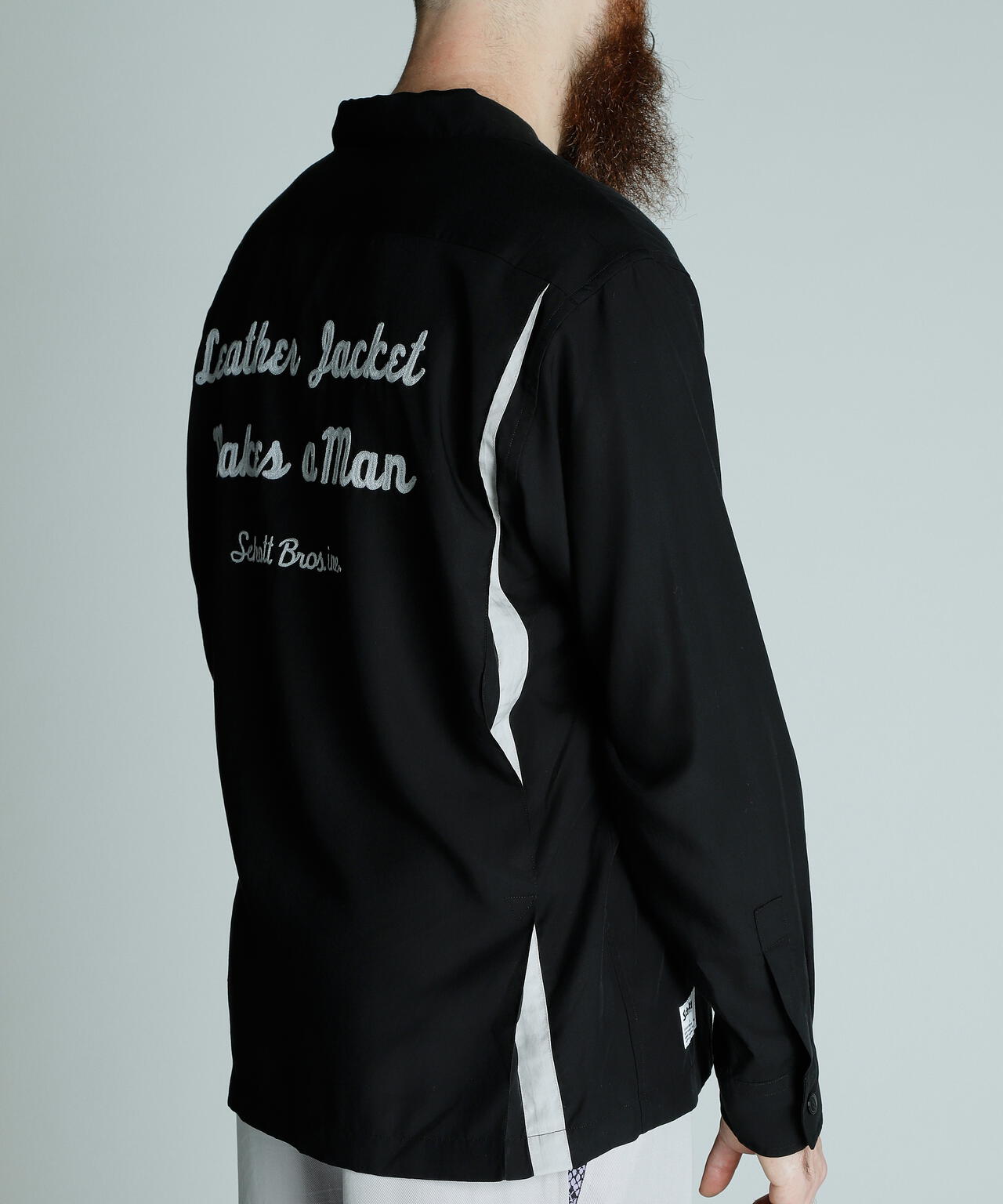 BOWLING SHIRT'LEATHER JACKET MAKES A MAN/ボーリングシャツ レザージャケット メイクス ア マン