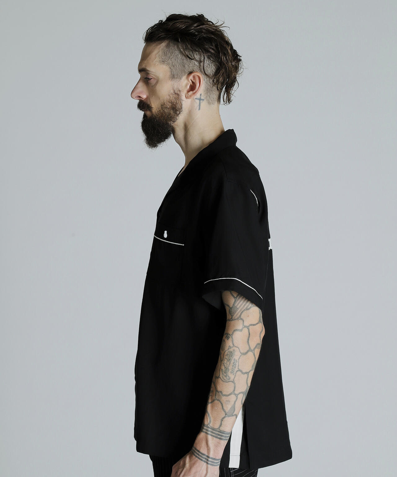 BOWLING SS SHIRT'LEATHER JACKET MAKES A MAN/ボーリングSSシャツ