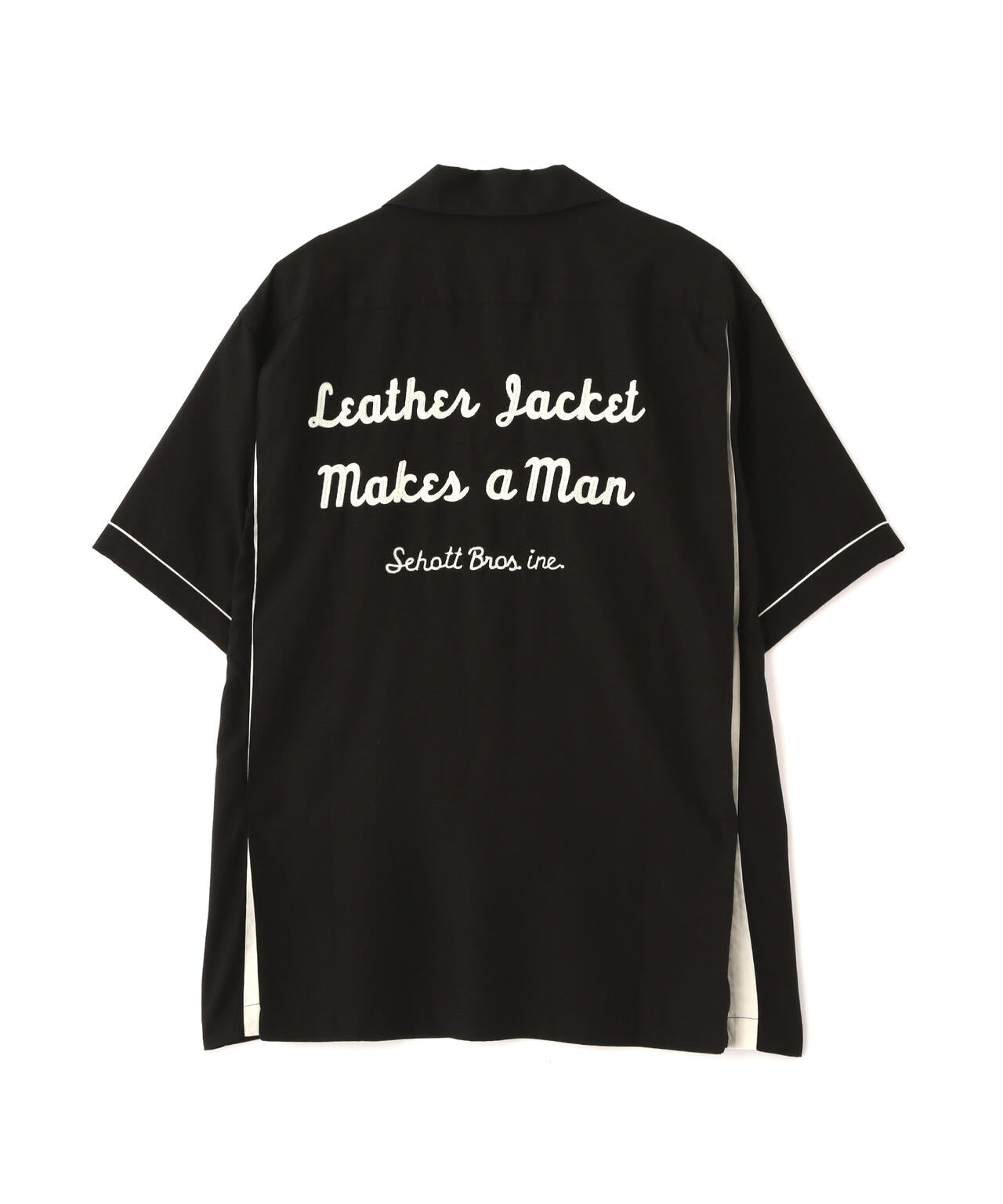 BOWLING SS SHIRT'LEATHER JACKET MAKES A MAN/ボーリングSSシャツ