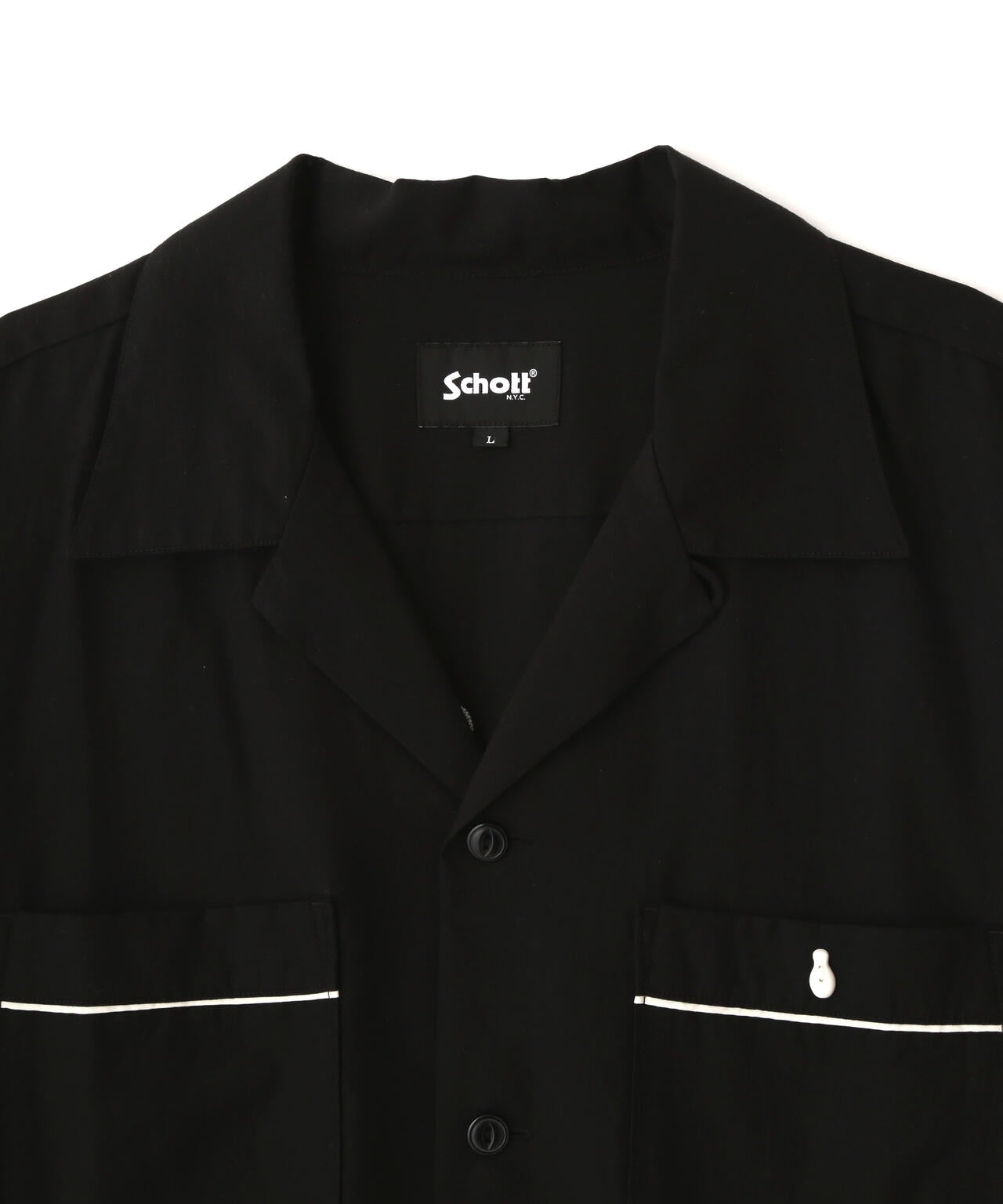BOWLING SS SHIRT'LEATHER JACKET MAKES A MAN/ボーリングSSシャツ