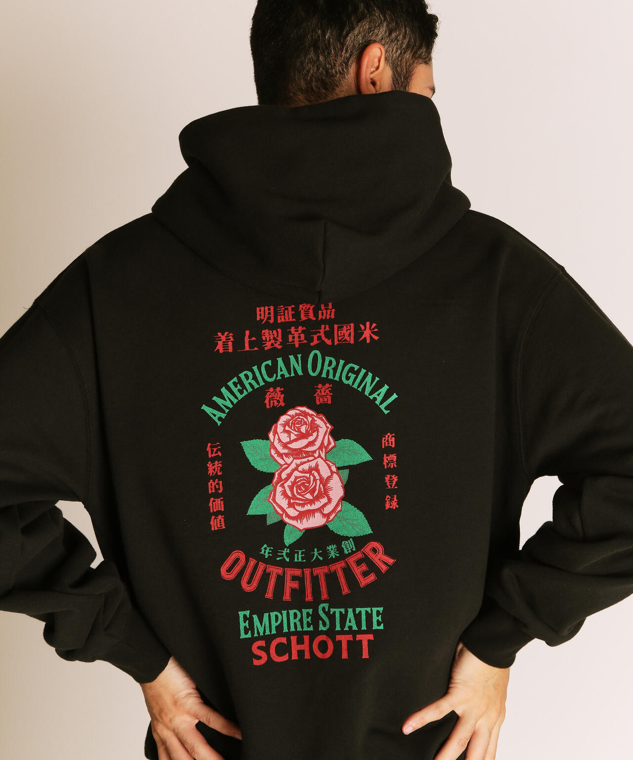 ADVERTISEMENT ROSE HOODED SWEAT/アドバタイズメント ローズ スウェット パーカー