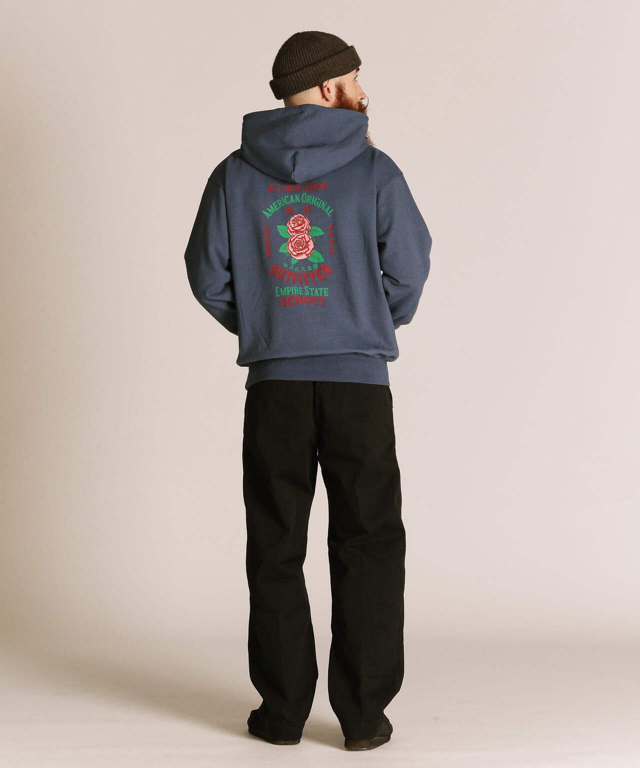 ADVERTISEMENT ROSE HOODED SWEAT/アドバタイズメント ローズ スウェット パーカー