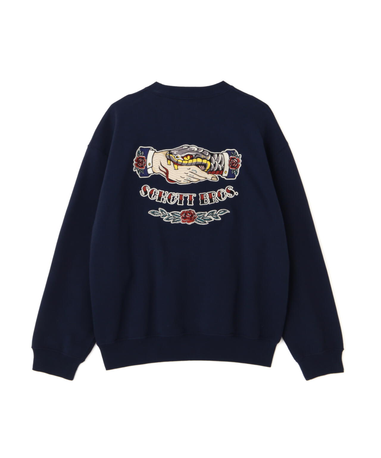 SHAKE HAND SNAKE CREW SWEAT/シェイクハンドスネーク クルースウェット