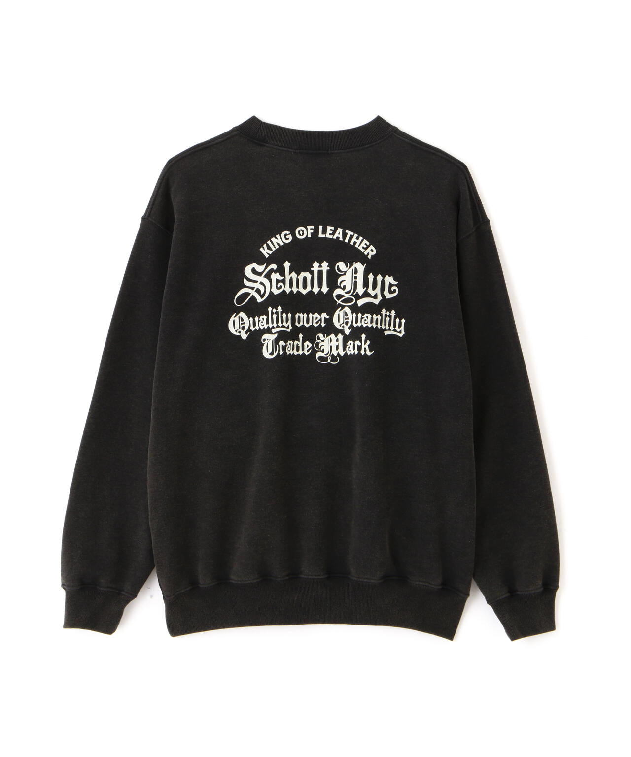 QUALITY OVER QUANTITY CREW SWEAT/クオリティ オーバー クアンティティ クルースウェット