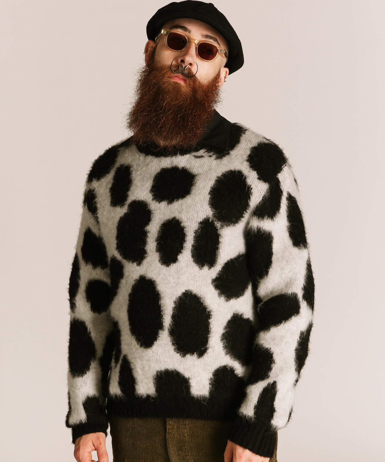 GIRAFFE CREW KNIT/ジラフ クルーニット