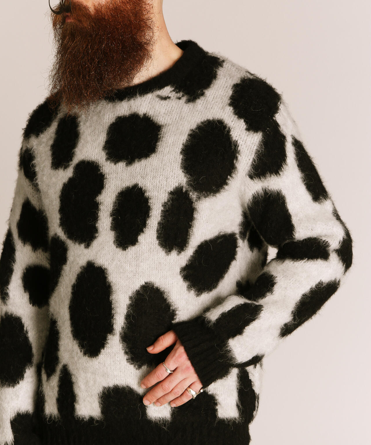 GIRAFFE CREW KNIT/ジラフ クルーニット