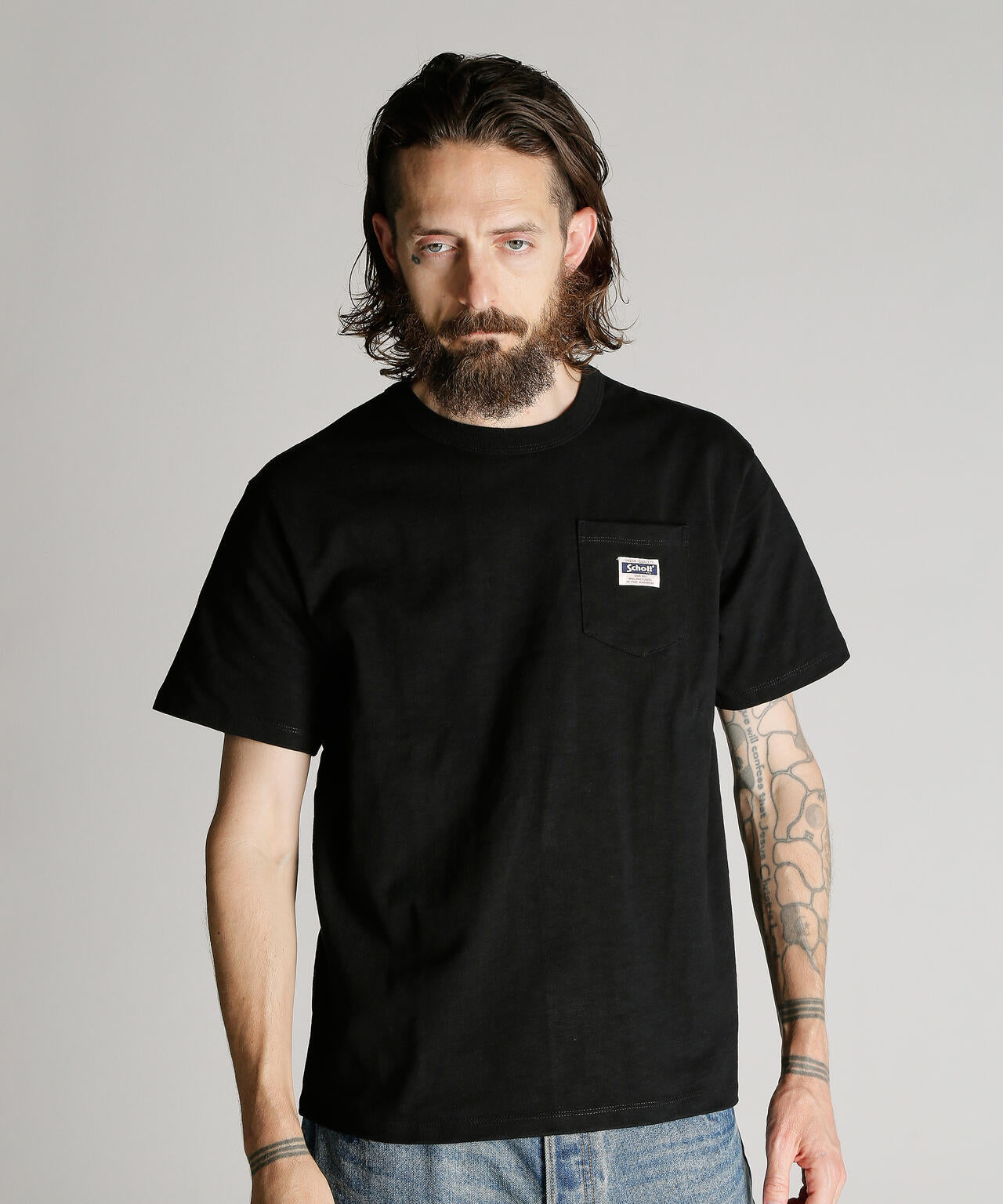 WORK LABEL POCKET T-SHIRT/ワークラベル ポケットTシャツ