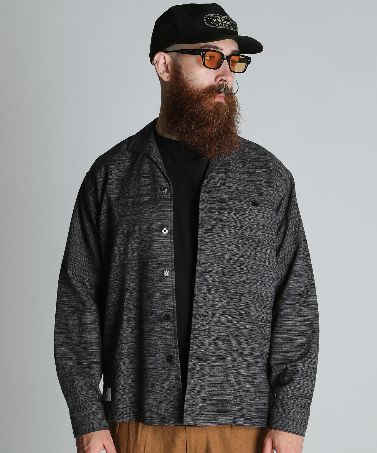 MIX SHARK COLLAR SHIRT/ミックスシャーク カラーシャツ
