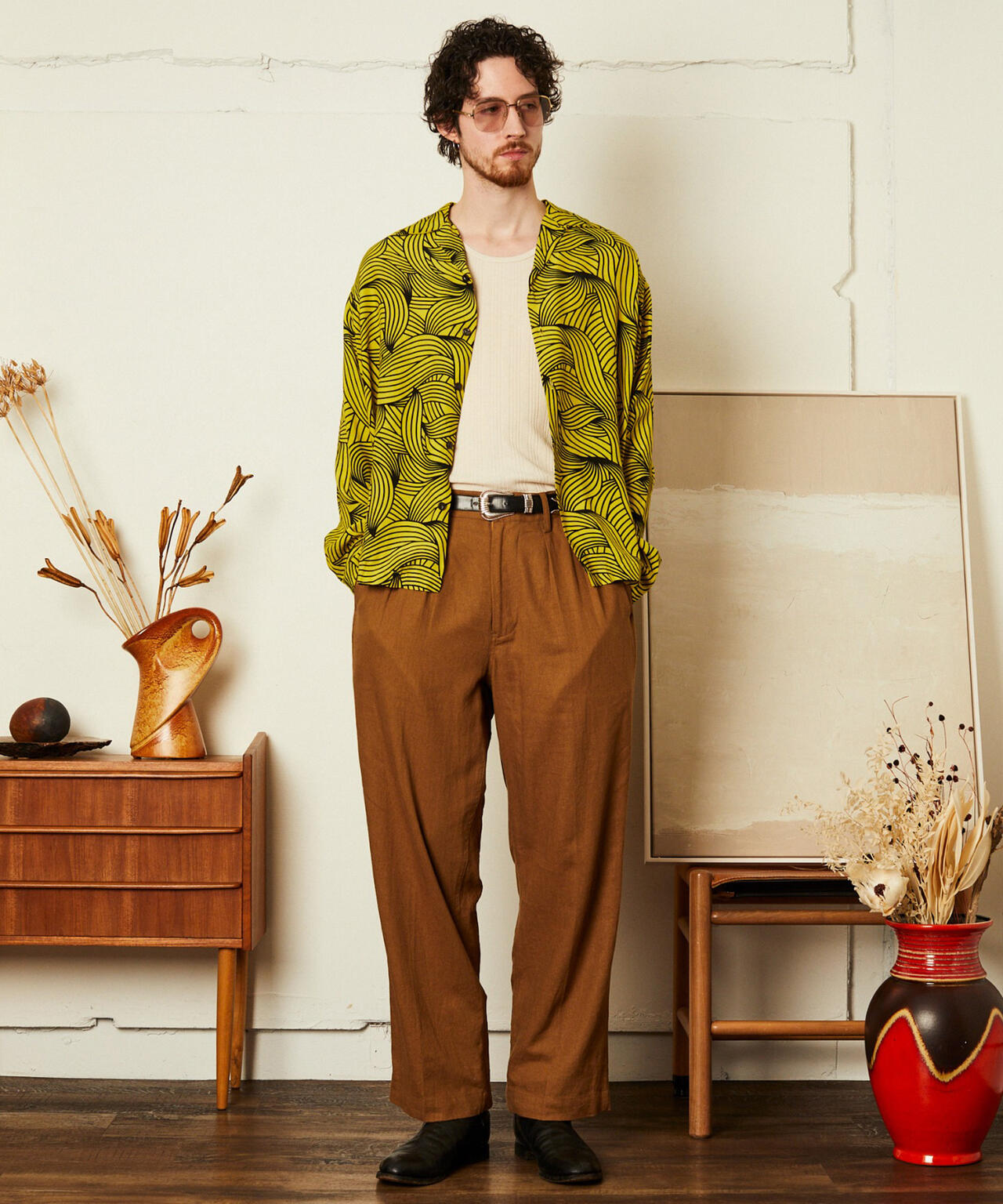 BANANA RAYON SHIRT/バナナ レーヨンシャツ