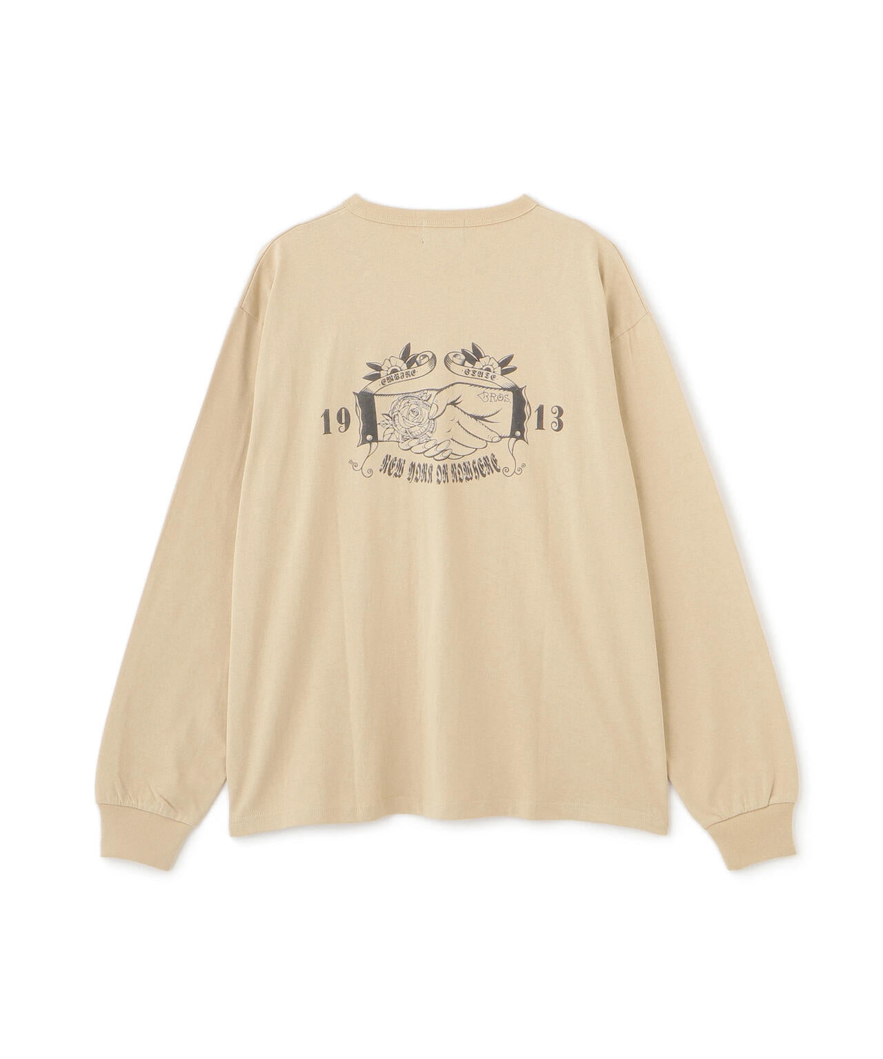 SHAKEHAND HENLEY LS T-SHIRT/シェイクハンド ヘンリーロンT