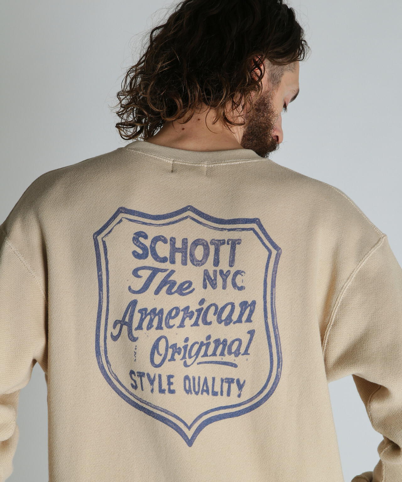 SHIELD CREW KNIT SWEAT/シールド クルー ニットスウェット