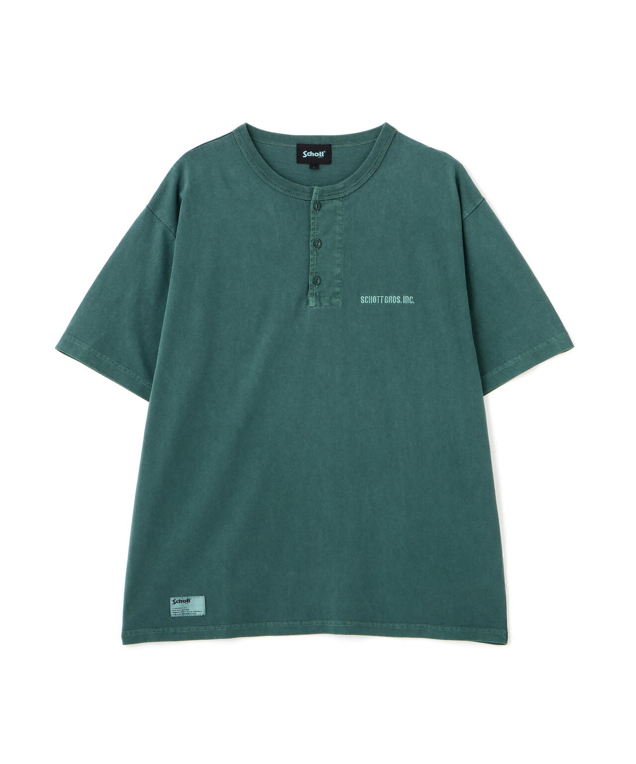 TIME TESTED OVER FOUR GENERATIONS EMB. HENLEY T-SHIRT/刺繍 ヘンリーネック Tシャツ