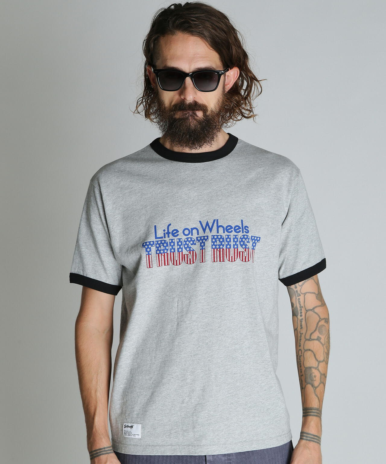 TRUST RUST RINGER T-SHIRT/トラストラスト リンガーTシャツ