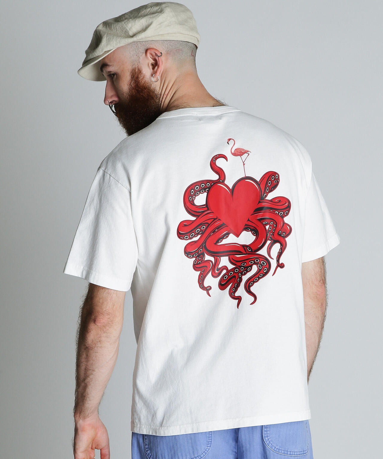 HEART OCTOPUS T-SHIRT/ハートオクトパス Tシャツ