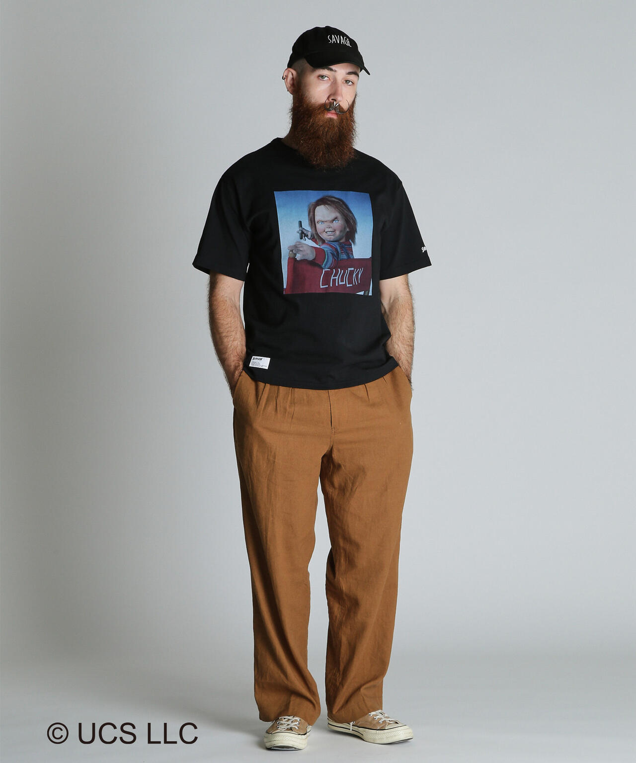 CHUCKY IT'S TIME TO PLAY T-SHIRT/チャッキー タイムトゥープレイ Tシャツ