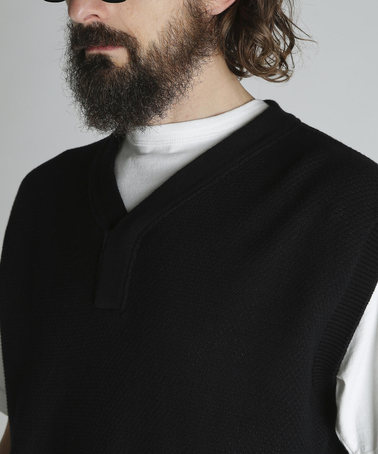 BLACK SHEEP KNIT VEST/ブラックシープ ニットベスト