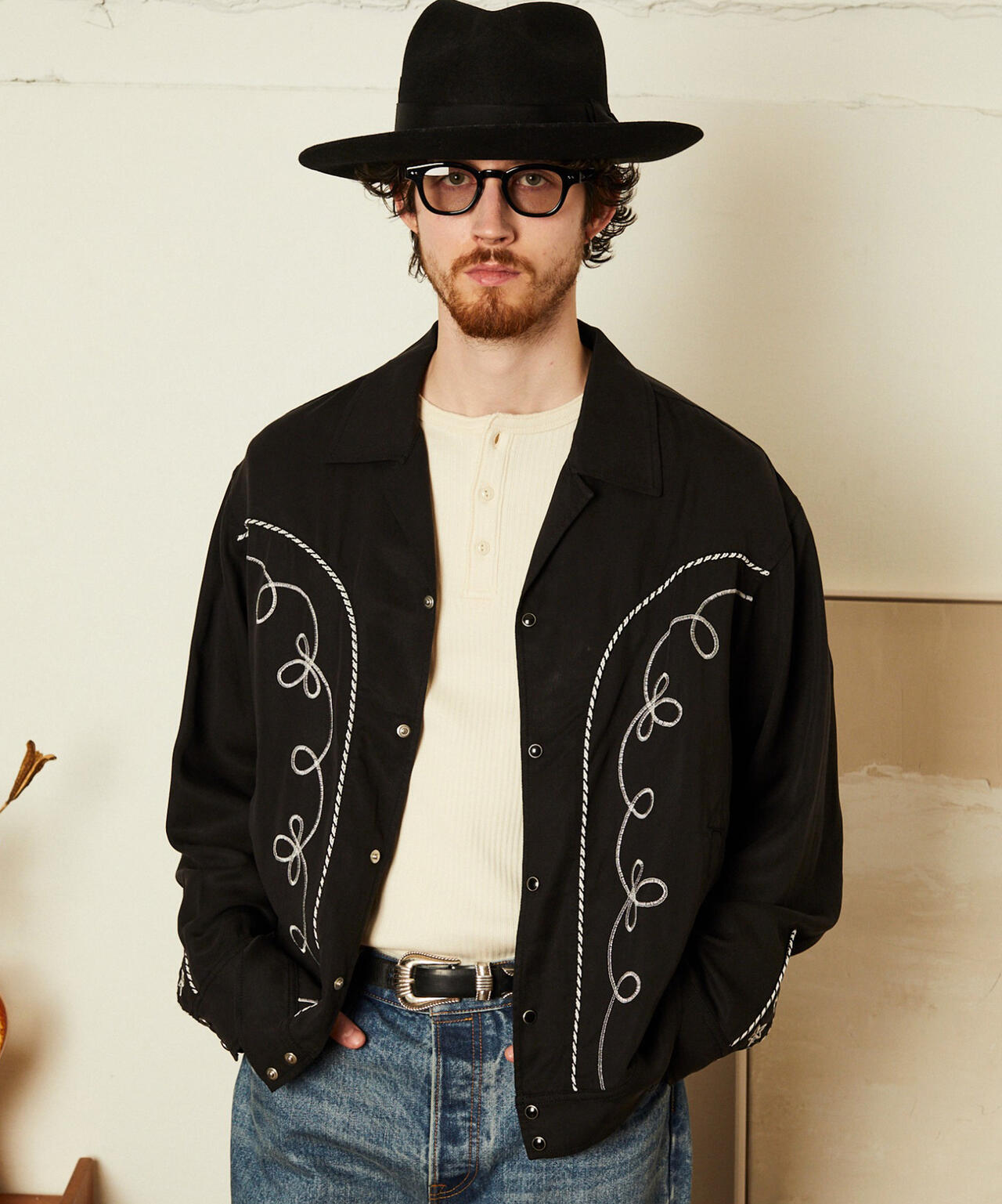 LYOCELL WESTERN JACKET/リヨセル ウエスタンジャケット