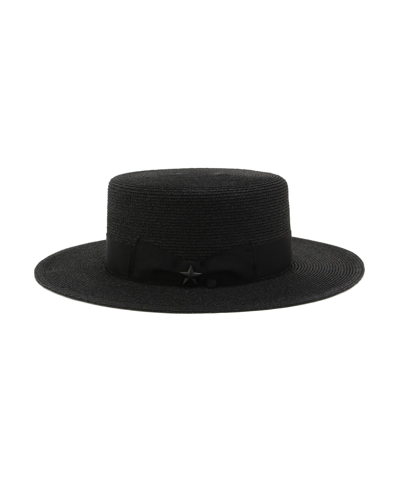 RAFFIA BRAID BOATER HAT/ラフィア ブレイド ボーターハット